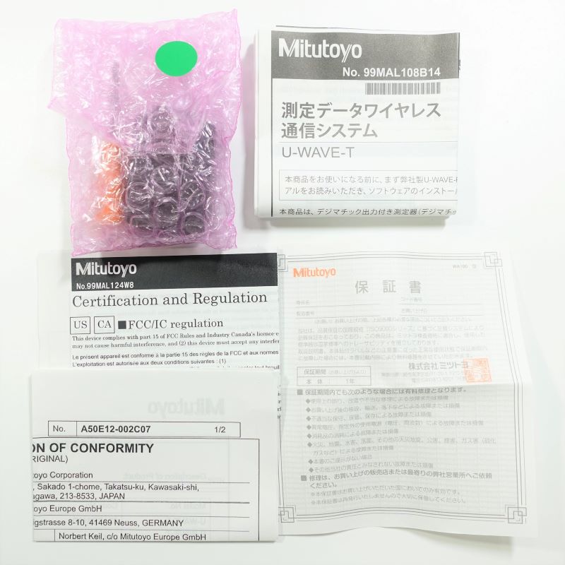 Mitutoyo 02AZD880G U-Wave Transmitter/Buzzer Type ミツトヨ )U-WAVE