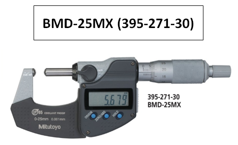 [FOR ASIA] MITUTOYO BMD-25MX (395-271-30)  DIGITAL MICROMETER [EXPORT ONLY]