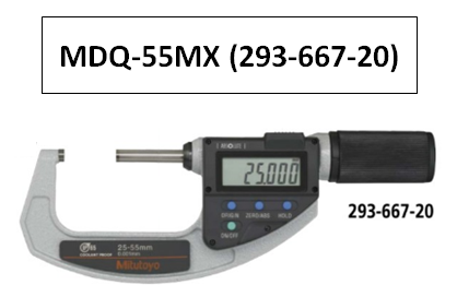 [FOR ASIA] MITUTOYO MDQ-55MX (293-667-20) DIGITAL MICROMETER [EXPORT ONLY]