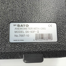 Load image into Gallery viewer, [EXPORT ONLY] SATO SK-93F-II(SK-93F2) (No.7687-10) VANE ANEMOMETER

